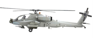 Hélicoptère RC Roban 700 Ah-64 Apache Super Scale, version ARF, kit vert - Product Image 5