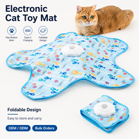 Tapis de jeu électrique pliable pour chat avec logo personnalisé, vente en gros, OEM ODM, jouets pour animaux de compagnie, nouveautés