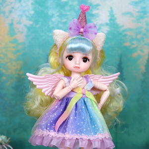 Poupées <span class=keywords><strong>de</strong></span> bébé en plastique bon marché Dream Fairy Bjd 1/6 30 cm, jouets pour filles, corps entier, vente en gros, poupées en tissu - Product Image 2
