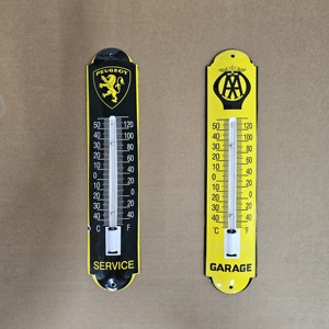 Panneaux en émail et porcelaine, design dessin animé Thermomètre <span class=keywords><strong>ESSO</strong></span>, pour essence, pneus de voiture, camion, huile, service automobile, vente en gros - Product Image 4