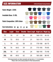 T-shirt vierge en coton double fil 230 g/m² pour hommes et femmes, coupe ample unie, manches courtes, impression de logo personnalisée, vente en gros usine