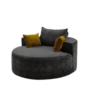 हॉट सेलिंग राउंड लिविंग रूम फर्नीचर अवकाश सोफा आलसी लोग उच्च घनत्व वाले फोम सोफे नरम और आरामदायक - Product Image 3