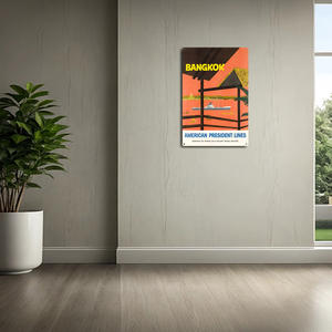 2025 gros 20x30 CM métal affiche homme grotte couloir mur fond Art décoration thaïlande métal Plaque pratique étain signe - Product Image 2