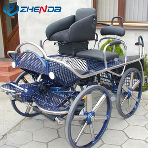 Marathon Training Pony Carriage 4 Wheel Horse Carts Marathon Horse Carriage With Hydraulic Disc Brake - Product Image 6