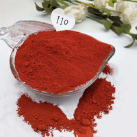 Poudre d'oxyde de fer rouge en gros, pigment inorganique, norme nationale, origine Hebei, pour peinture de sol en caoutchouc, colorant pour briques