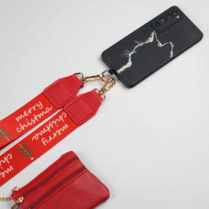 Cordon de cou réglable en polyester avec clip sécurisé, accessoire porte-monnaie à fermeture éclair, sangle personnalisable pour téléphone portable - Product Image 5