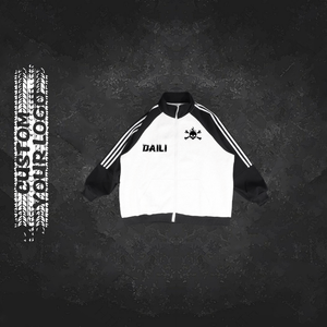 Veste de sport respirante pour homme à col montant, personnalisable OEM/ODM avec logo et blocs de couleur - Product Image 1