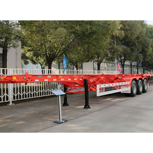 Semirremolque Esqueleto Eficiente con Intercambio <span class=keywords><strong>de</strong></span> Contenedores <span class=keywords><strong>de</strong></span> 20 <span class=keywords><strong>y</strong></span> 40 Pies para Logística <span class=keywords><strong>de</strong></span> Contenedores Transfronterizos - Product Image 6
