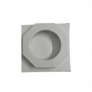 Support d'anneau loupe blanc avec découpe octogonale pour équipement de test - Product Image 1