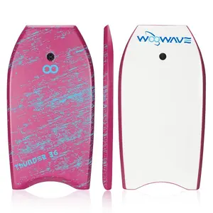 WOOWAVE 36' Wholesale Professional Swimming Surfboard Foam Bodyboard With Leash And Fin