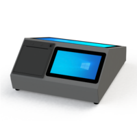 Caja Registradora de Escritorio con Pantalla Táctil Dual, Sistema Operativo Windows, CPU de Cuatro Núcleos, Construcción Metálica, MSATA128GB/256G/512G, DDR3 8G/16G