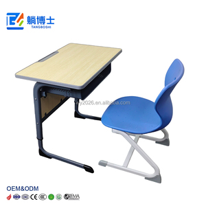 Meubles scolaires en gros, bureau et chaise ergonomiques réglables en hauteur pour l'étude/la classe/la salle de réunion, adaptés aux enfants et aux adultes - Product Image 2