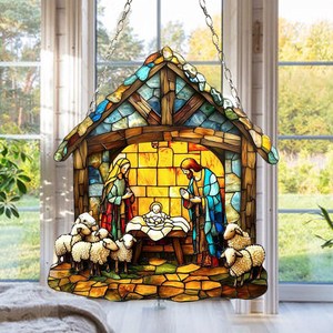 Atrapasueños de Cristal Redondo Hecho a Mano, el Favorito de los Artistas de Esty, con Estampado Animal para Decoración de Interiores del Hogar - Product Image 1