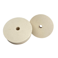 Disque de polissage en feutre de laine haute densité, dureté moyenne, personnalisable OEM pour une finition de surface de précision