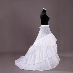 Nouveau Style Modal Train <span class=keywords><strong>Jupon</strong></span> <span class=keywords><strong>avec</strong></span> Volants Jupe Réglable pour Robe De Mariée Banquet De Mariée Performance Blanc Fabriqué en Chine - Product Image 5