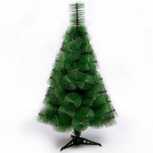Vente en gros de sapin de Noël artificiel pour animaux de compagnie sapin de Noël à aiguilles pour décoration intérieure - Product Image 2