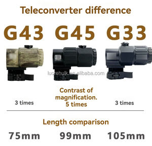 558 + G33 Ensembles de viseurs holographiques multiples Point vert rouge Portée holographique Chasse Reflex Sights 558 Red Dot Sight - Product Image 2