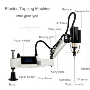 เครื่องต๊าปเกลียวไฟฟ้าแนวตั้งคุณภาพสูงสำหรับวาล์วและหน้าแปลน - Product Image 5
