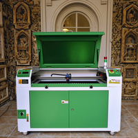 Machine de gravure laser CNC 3D de bureau, système de contrôle Ruida, gravure et découpe AI/DXF/PLT, bois, papier, pierre, caoutchouc, MDF, contreplaqué