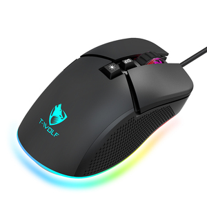 Bán chạy nhất đa-dpi 7D RGB chạy ánh sáng máy tính cuộn bánh xe chuột chống trượt thở ánh sáng có dây chuột chơi game - Product Image 3