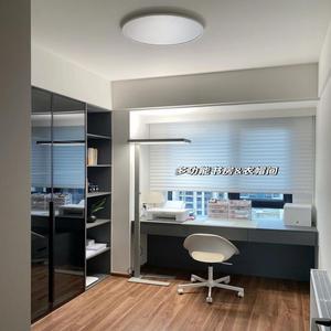 <span class=keywords><strong>Bureau</strong></span> informatique intégré sur mesure optimisant l'espace avec bibliothèque, étagères réglables en mélaminé, idéal pour petit <span class=keywords><strong>bureau</strong></span> à domicile ou coin d'étude - Product Image 2