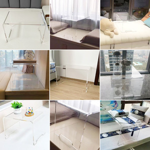 Bàn văn phòng trong suốt Acrylic, bàn viết máy tính tối giản hiện đại, đồ nội thất sáng tạo tại nhà - Product Image 3