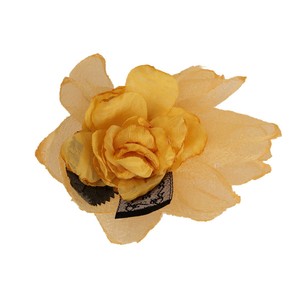 Korean Style Fabric Hair <b>Clip</b> With Mesh Flower 7Cm Handmade Daily Wear Hair Accessories - Product Image 5