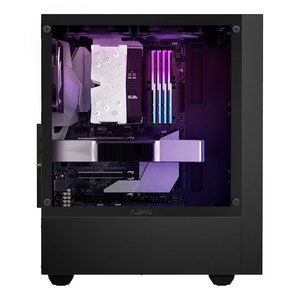 เคสคอมพิวเตอร์ ABKO G20 BK Mid Tower ATX สำหรับเล่นเกม พร้อมพัดลม RGB ติดตั้งล่วงหน้า 6 ตัว และพอร์ต USB 3.0 กระจกนิรภัย ไฟ RGB - Product Image 2