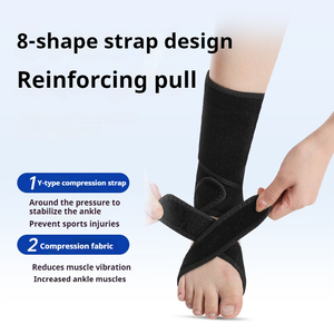 आरामदायक नियोप्रोन प्लांट फासिसिजाइटिस फुट स्प्रिंट ड्रॉप ऑथोटिक ब्रेस लोचदार पैर के टखने का ब्रेस - Product Image 3