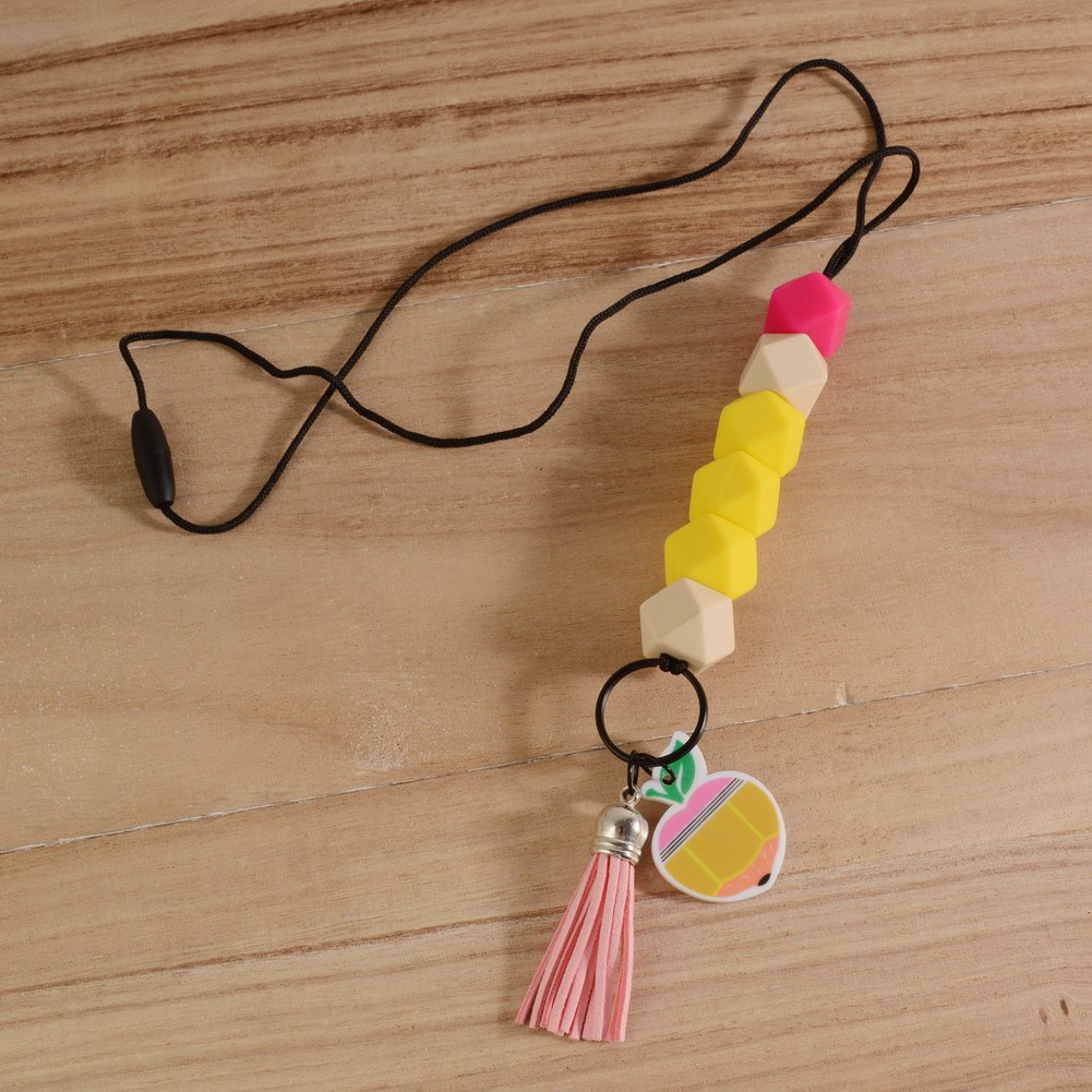 High Quality Customizable Multifunctional Transparent Yellow Silicone Lanyards Natural Rubber Bands Elastic Office Band