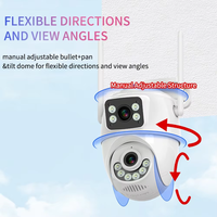 Tuya PTZ WiFi caméra couleur Vision nocturne Audio bidirectionnel suivi de mouvement IP66 étanche Protection extérieure