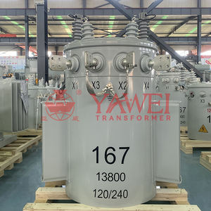 Высокое качество Масляные распределительный трансформатор однофазный полюса настенный transformer167kVA 34.5KV 240/480 В трансформатор - Product Image 1