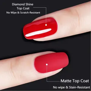 Unails Mẫu Miễn Phí Nhãn Hiệu Riêng Lớp Phủ Siêu Mờ Cho Sơn Móng Tay Gel Mờ Hoàn Thiện Ngâm Trong 15Ml