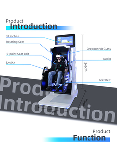 Équipement de divertissement sportif très demandé, chaise 9D, jeux de réalité virtuelle pour enfants et adultes, machine à rotation 360° - Product Image 3