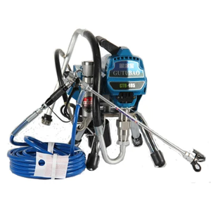 Machine de peinture à moteur haute pression avec pistolet <span class=keywords><strong>pulvérisateur</strong></span> à pompe à piston pour revêtements ignifuges muraux et de <span class=keywords><strong>toiture</strong></span> - Product Image 2
