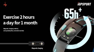 Monitor de Ritmo Cardíaco de Brazo IGPSPORT HR70 de Plástico con ANT+ y BLE 4.0, Correa de Muñeca, Resistente al Agua IPX7, 65 Horas de Duración de Batería para Deportes al Aire Libre - Product Image 4