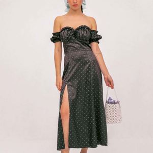 YI Vestido Elegante de Moda con Abertura y Hombro Descubierto con Estampado Floral, Nueva Colección Primavera 2026 - Product Image 5