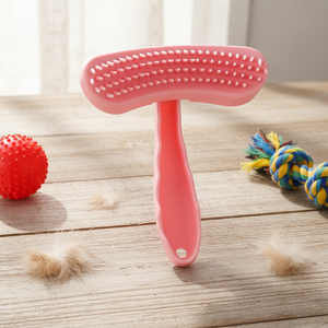 Meilleur peigne de toilettage massant pour chiens et chats, <span class=keywords><strong>tondeuse</strong></span> à poils pour animaux, peigne à aiguilles, outils de toilettage pour animaux en acier inoxydable - Product Image 1