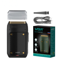 Rasoir électrique VGR V-390, tondeuse à barbe professionnelle sans fil pour hommes, kit de toilettage