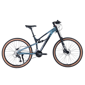 Vélo de montagne Senidas MT200 à suspension intégrale de 27,5 pouces, frein à disque hydraulique, 27 vitesses, cadre en alliage d'aluminium, pneus de <span class=keywords><strong>2</strong></span>,35 pouces - Product Image 1