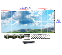 Pantalla LED de Pared para Interiores P2.604 de 2.6mm para Eventos con HDR10+, Brillo de 1500-1600cd y 5 Años de Garantía