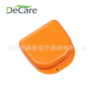 DeCare Denture Case Small Diameter Plastic With Holes For Retainer Braces <b>Storage</b> - Product Image 5
