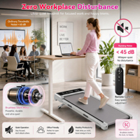 Tapis de marche inclinable automatique 15 niveaux, brûle 300 % plus de calories, tapis de course sous bureau, moteur silencieux 3,5 CV, pour fitness à domicile