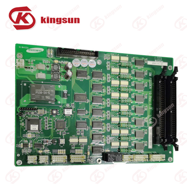 High Efficiency Highly Accurate Smt Spare Parts J91741065A Feeder IO PCB Circuit Board for Samsung Hanwha Pick and Place Machine
