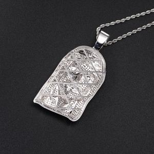 Joyería Hip Hop Personalizada, Colgante de Plata de Ley S925 con Moissanita VVS, Colgante de Jesús con Incrustaciones de Diamantes, Collar Cubano para Raperos - Product Image 4