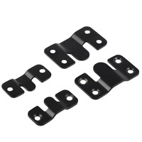 Boucle de fixation en acier inoxydable, style minimaliste moderne, pour cadre photo, connecteur de mobilier, quincaillerie pour miroir suspendu au lit
