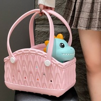 Designer Classic EVA Petit Sac Fourre-Tout Motif Solide Sac à Main avec Fermeture de Ceinture pour Voyage Plage Shopping