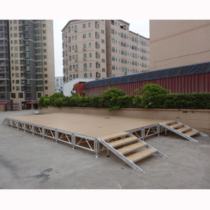 Scène portable d'intérieur en aluminium, podium léger - Product Image 2