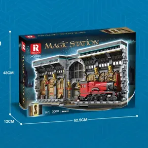 Reobrix 66032 Street Scape Building Block Brick Sets pour enfants Assemblage Construction Jouet pour enfants Cadeau d'anniversaire <span class=keywords><strong>de</strong></span> Noël - Product Image 4