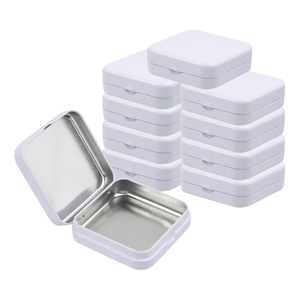 Caja Metálica Cuadrada Personalizada de Grado Alimenticio, Resistente a Niños, Envase Rectangular de Hojalata - Product Image 1